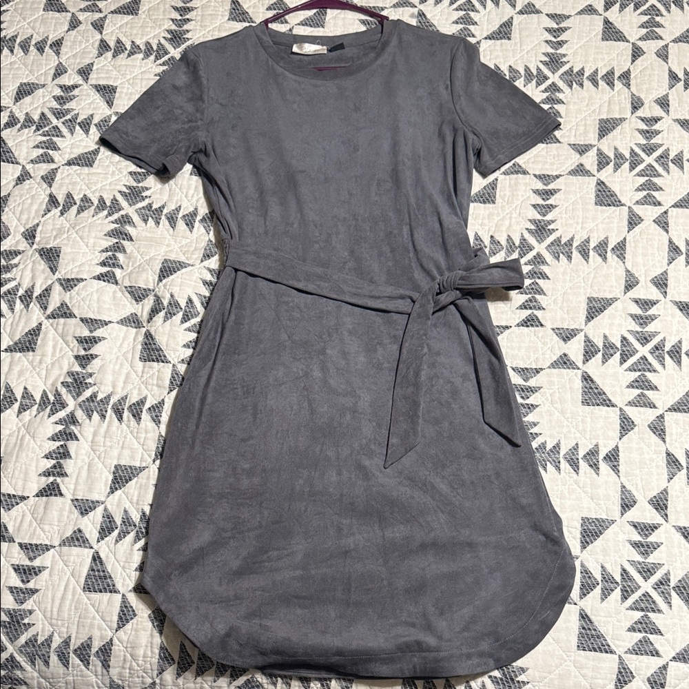 Suede Gray Women's Dress